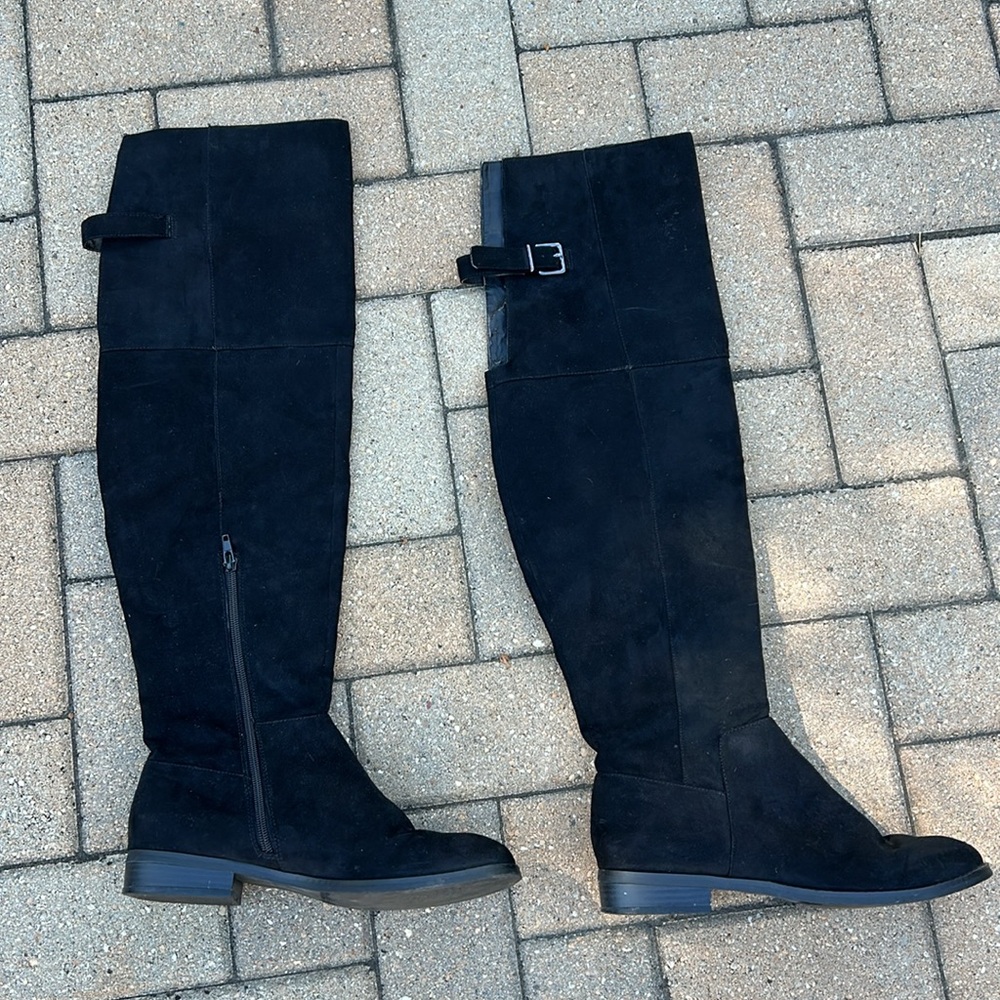 Over the Knee Black Boots